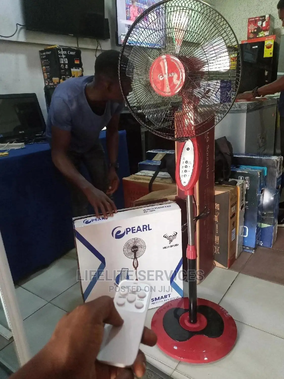 Pearl Remote Fan+Remote