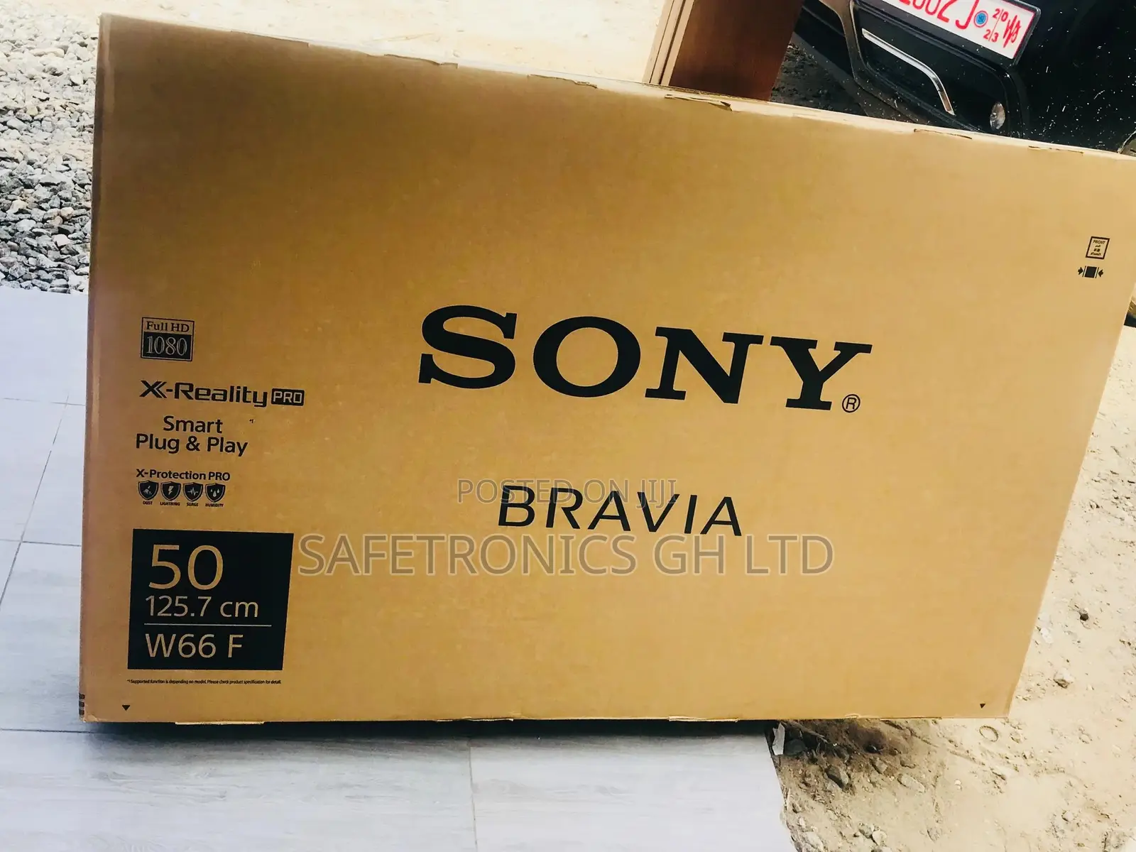 Neat Sony 50 Inch Led Full Hd Smart Tv, Black - KDL-50w660f