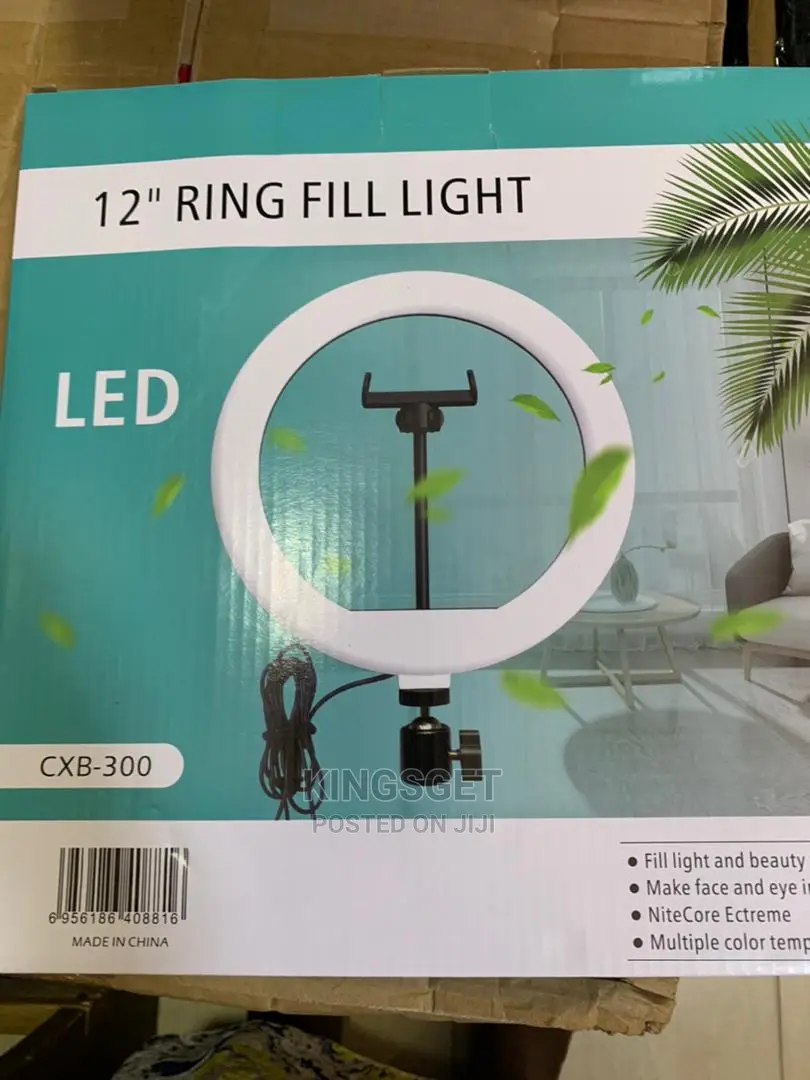 12 Inch Ring Light With Stand