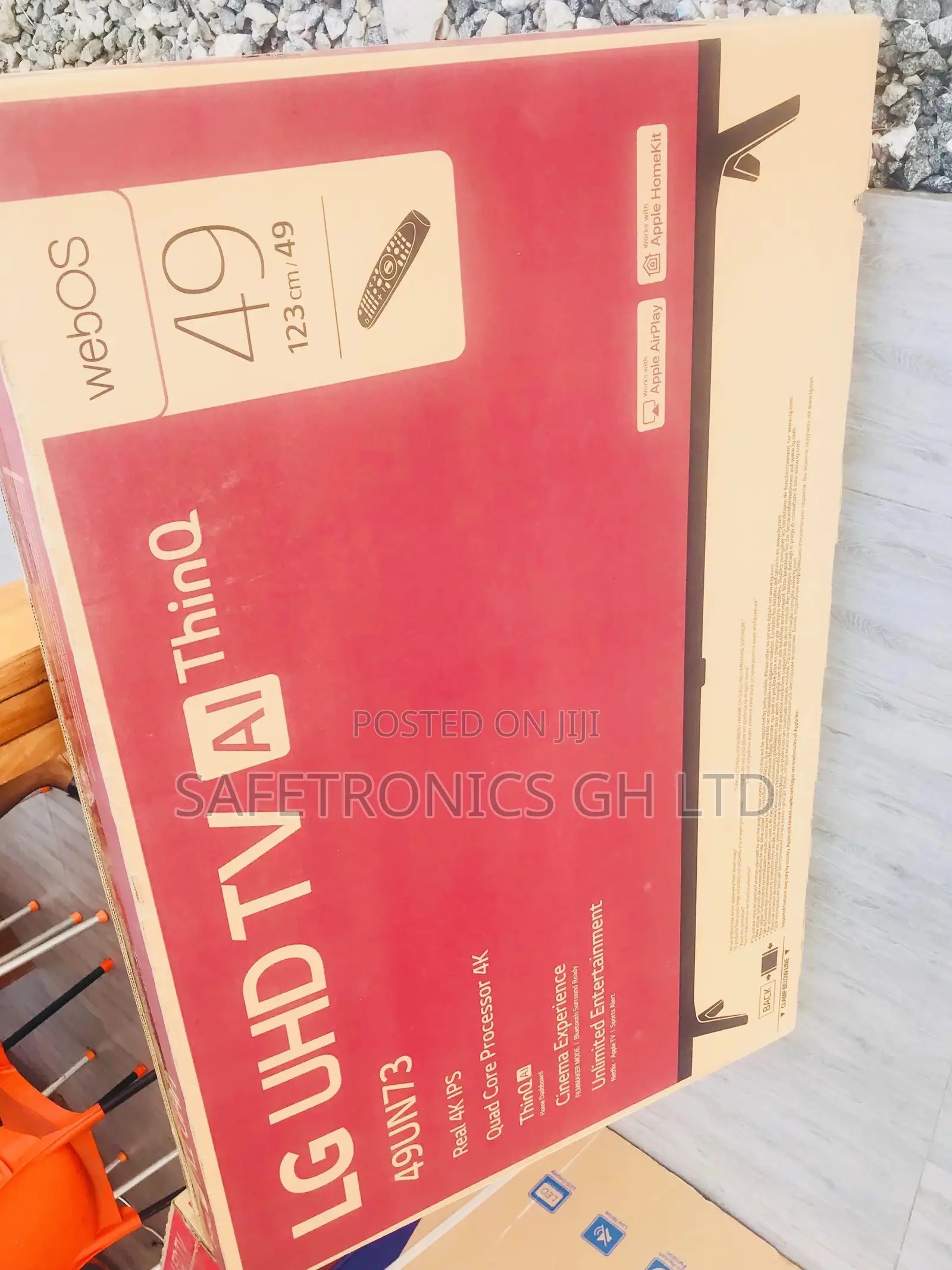 LG Uhd TV 49 Inch Un73 Series, Active HDR Webos Smart