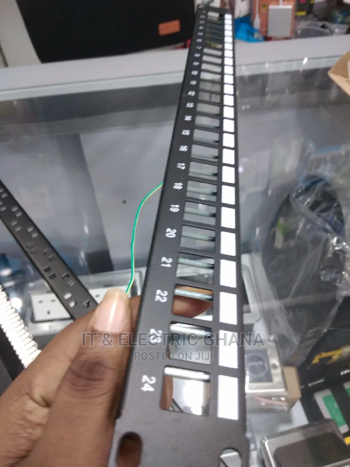 24 Port Unloaded Patch Panel Cat6a