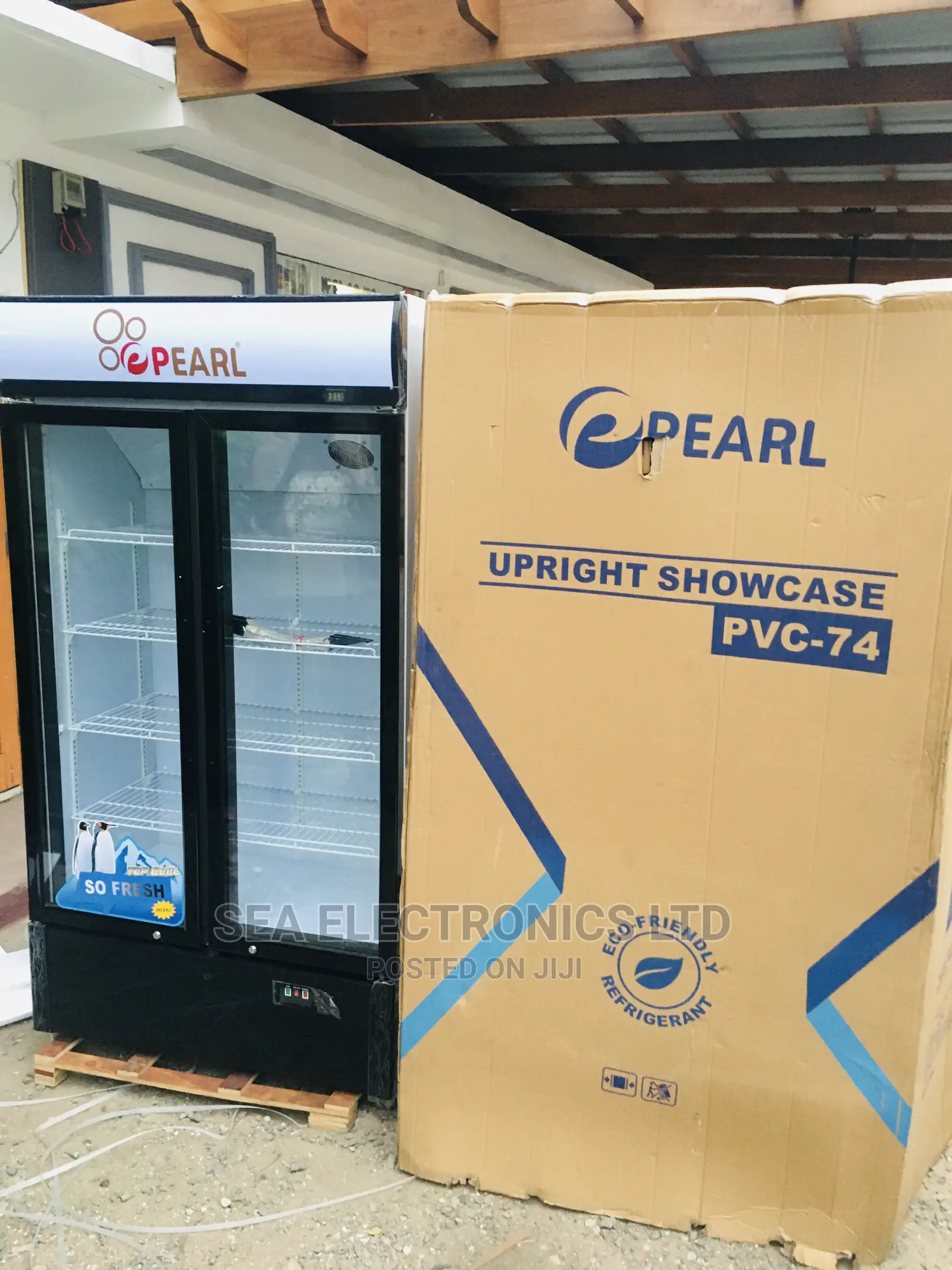 Neat Pearl 568liters Double Door Display Fridge