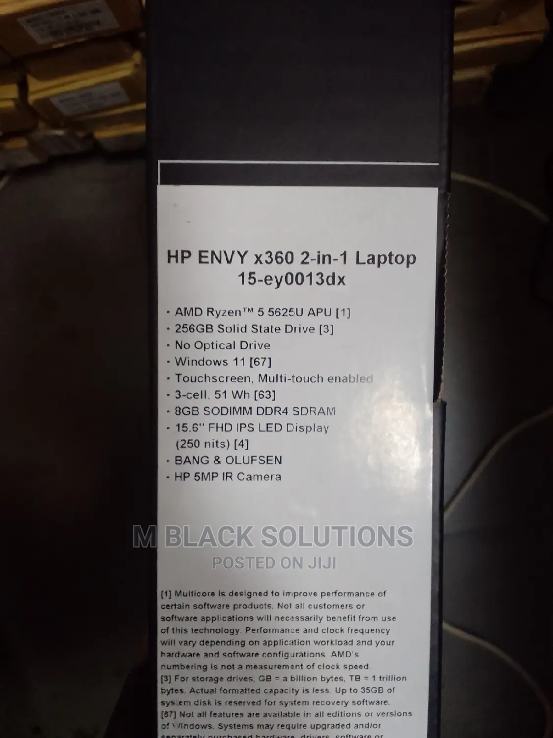 New Laptop HP Envy 15 8GB Intel Core I5 SSD 256GB