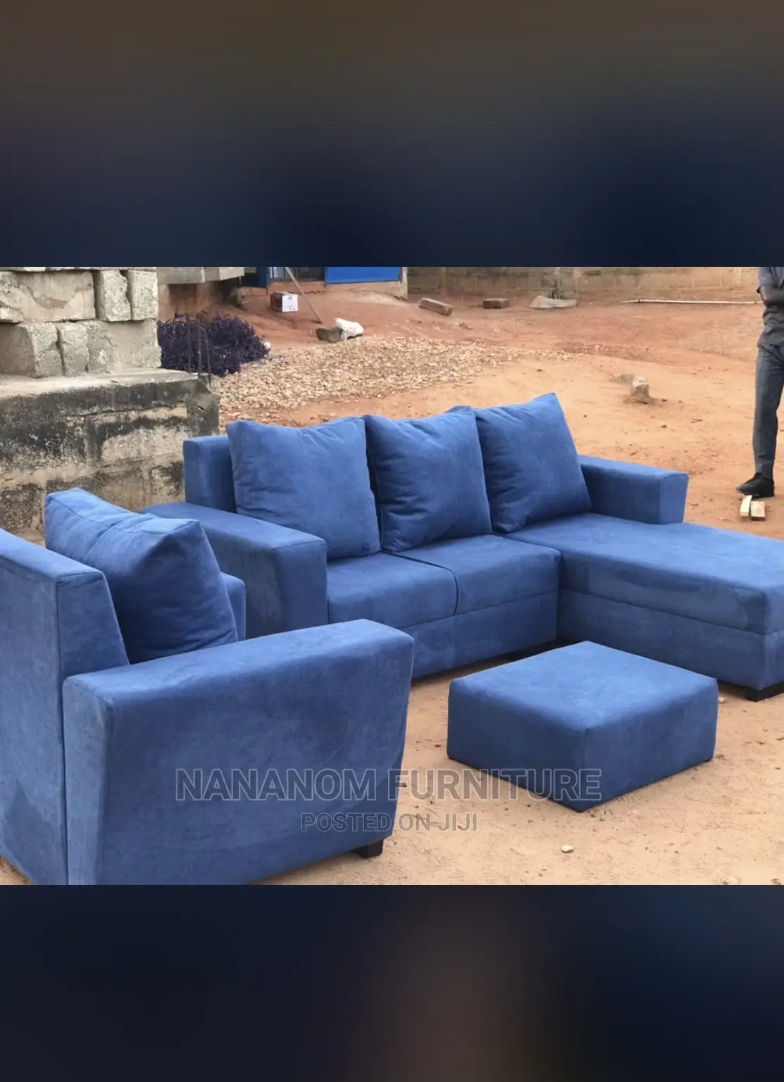 L Shape Sofa With Single