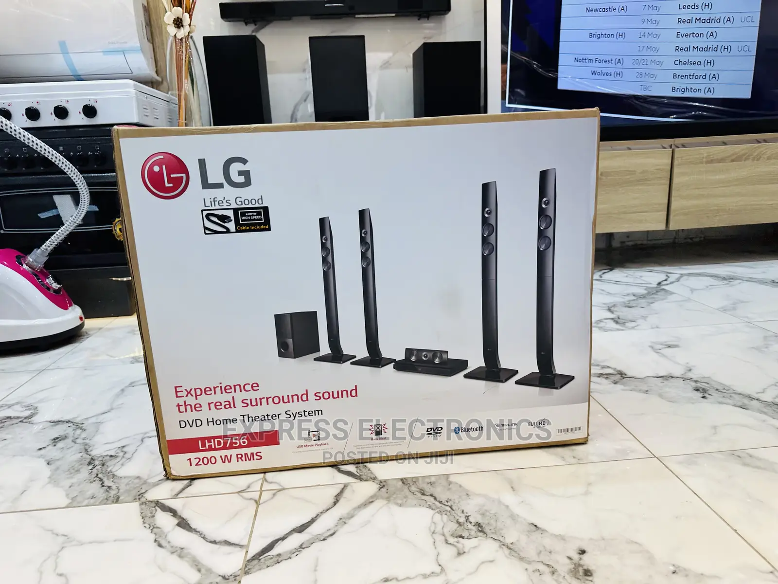 Wireless Bluetooth Audio Streaming LG LHD756 Home Theater