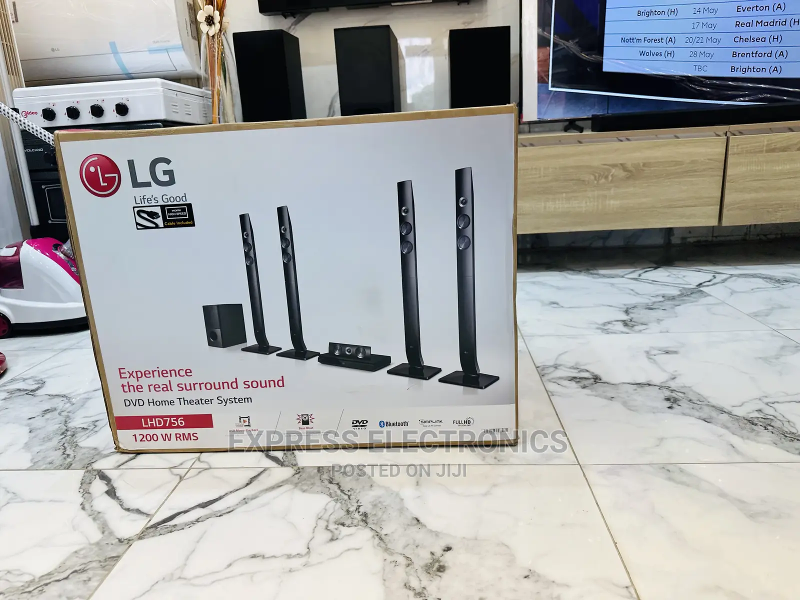 LG LHD756 Brand Newly Sealed Home Theater 1200w