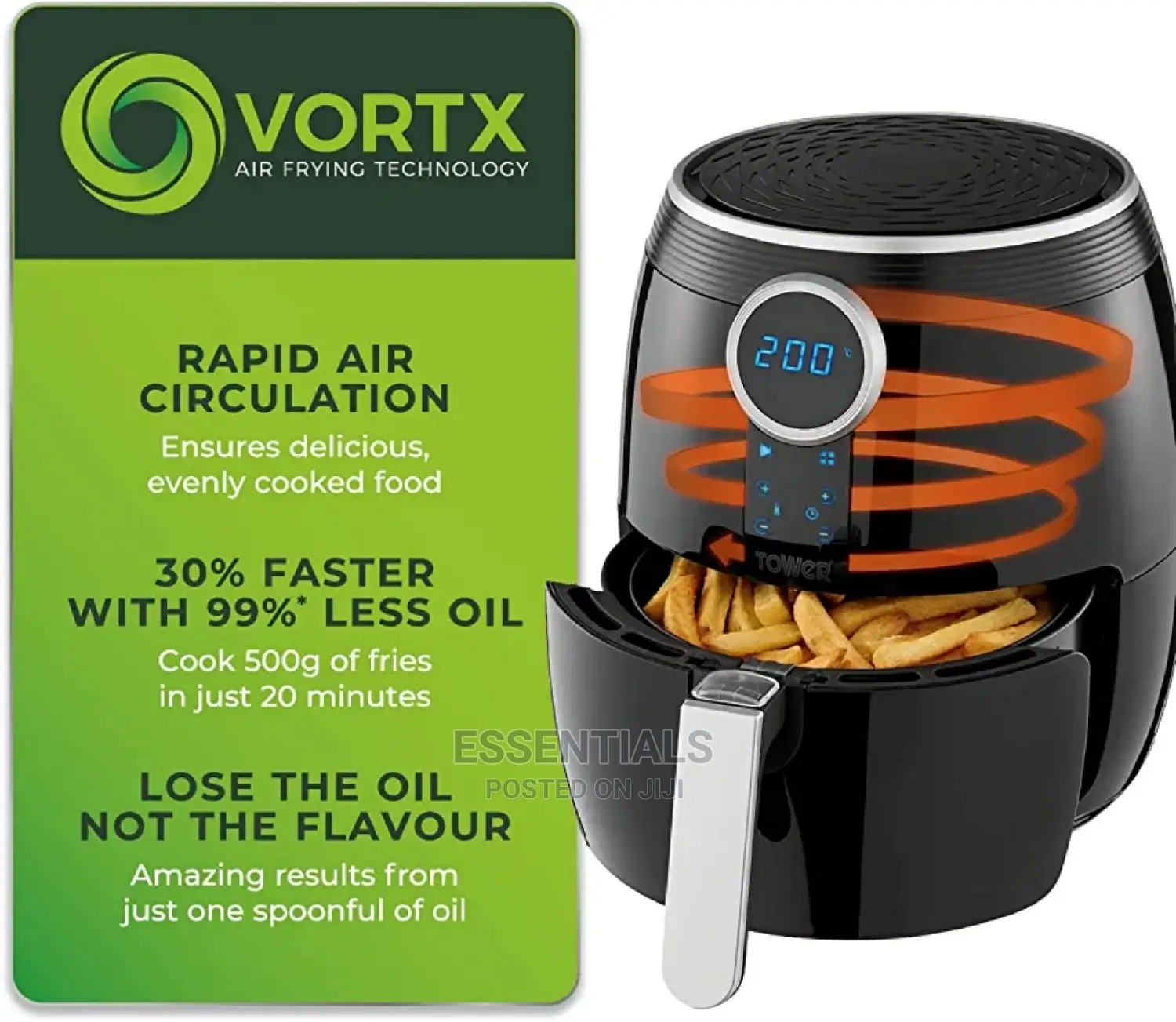 Tower Digital Air Fryer Oven Rapid Air Circulation 4.5 Litre