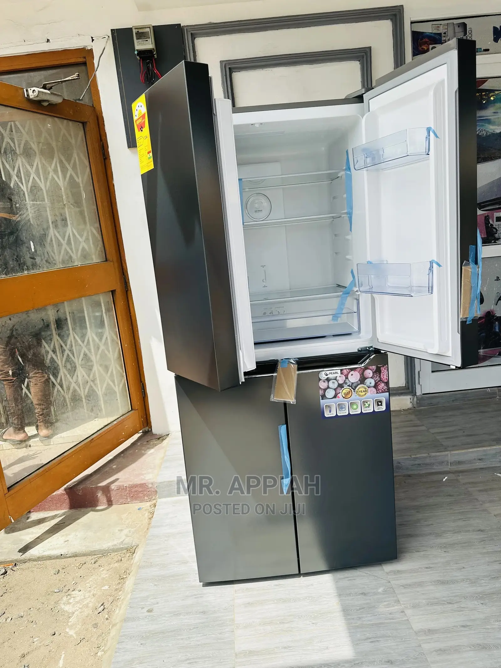 Fresh Inbox Pearl Refrigerator With Sides by Side Freezer