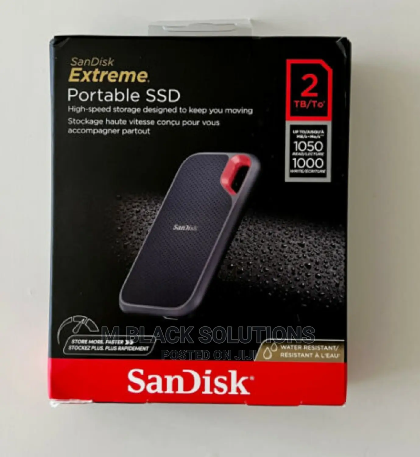 Sandisk Extreme Portable 2tb External Up to 1050 Speed