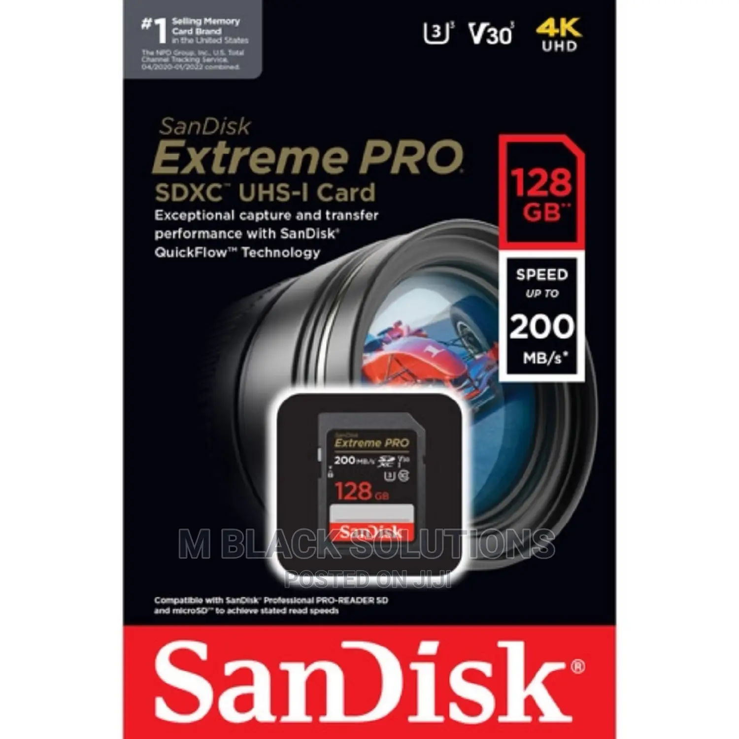 Sandisk Extreme Pro 128gb Sd(200mbs)