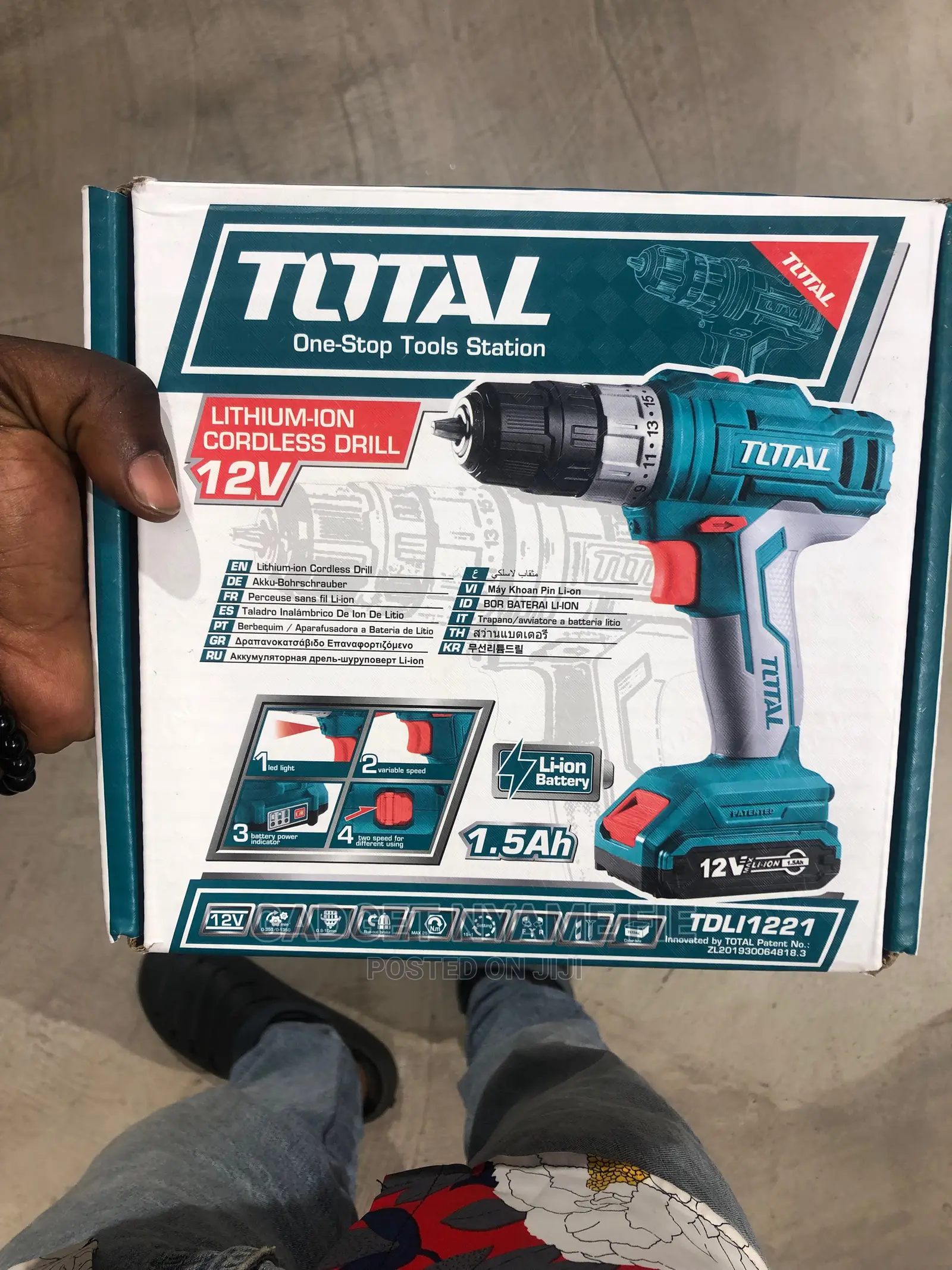Total 12v Electric Hand Drill