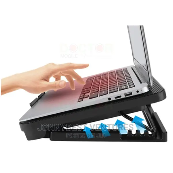 Original Laptop Cooler With 2 Heavy Duty Fan