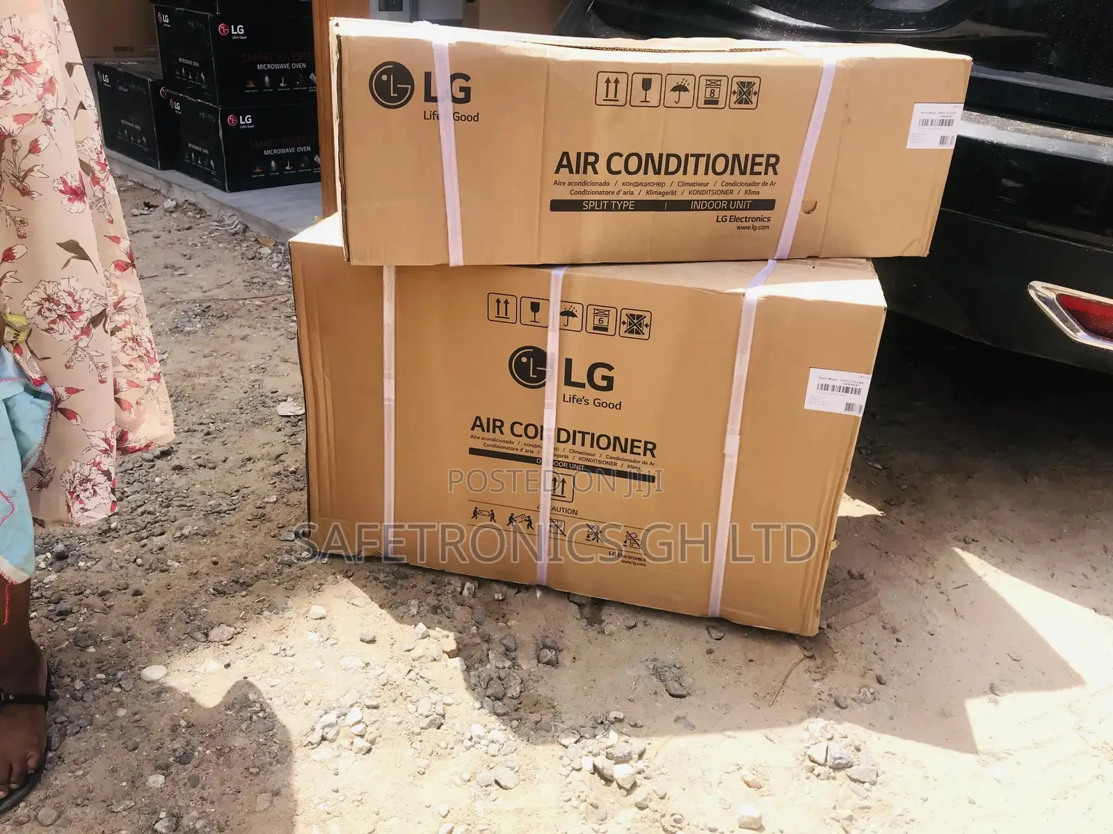 LG Dualcool Inverter AC 2.5hp (S4-Q24k2rtd) Black