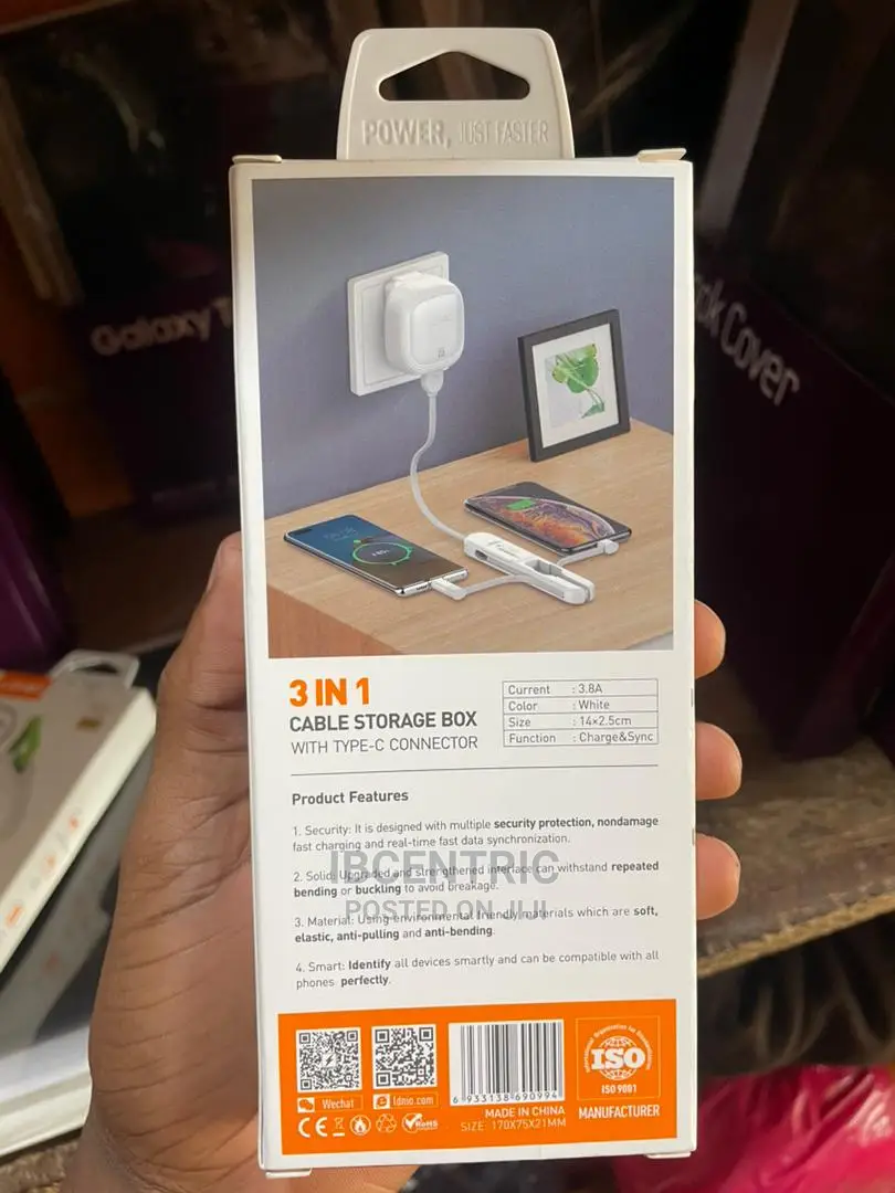 LDNIO 3 in 1 USB Charging and Data Cable