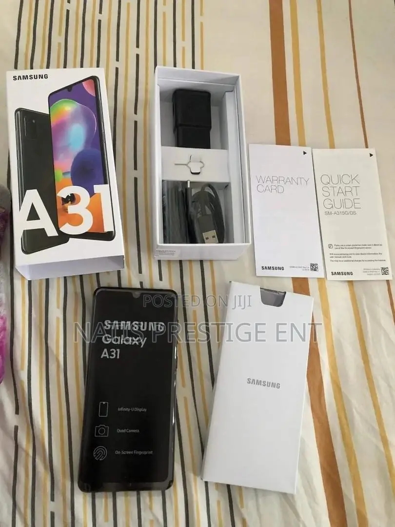 New Samsung Galaxy A31 64 GB Black