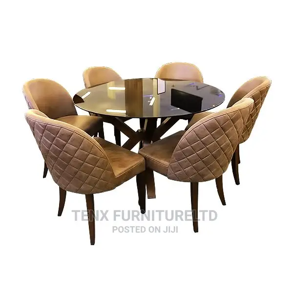 Dining Set 6 Seater (Mahogany)Ni