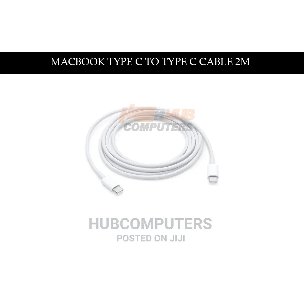Macbook Type C to Type C Cable 2M