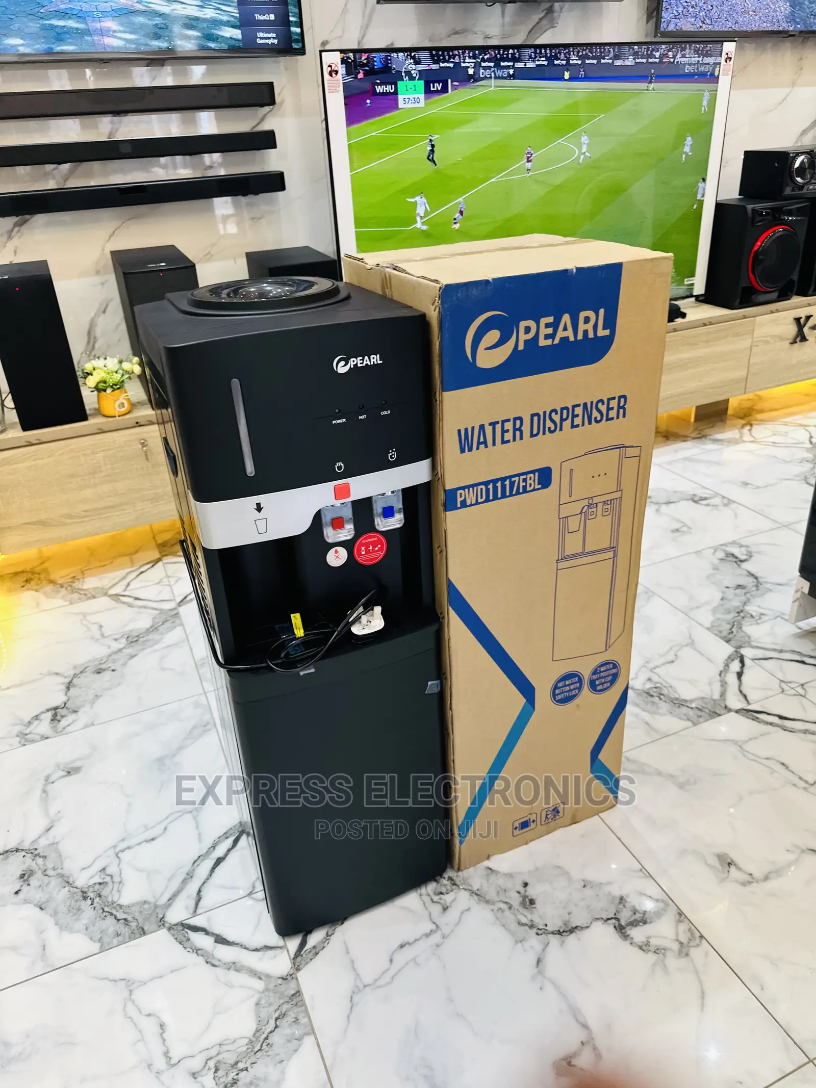 Get Discount on Pearl Water Dispenser Led-117fbl With Fridge