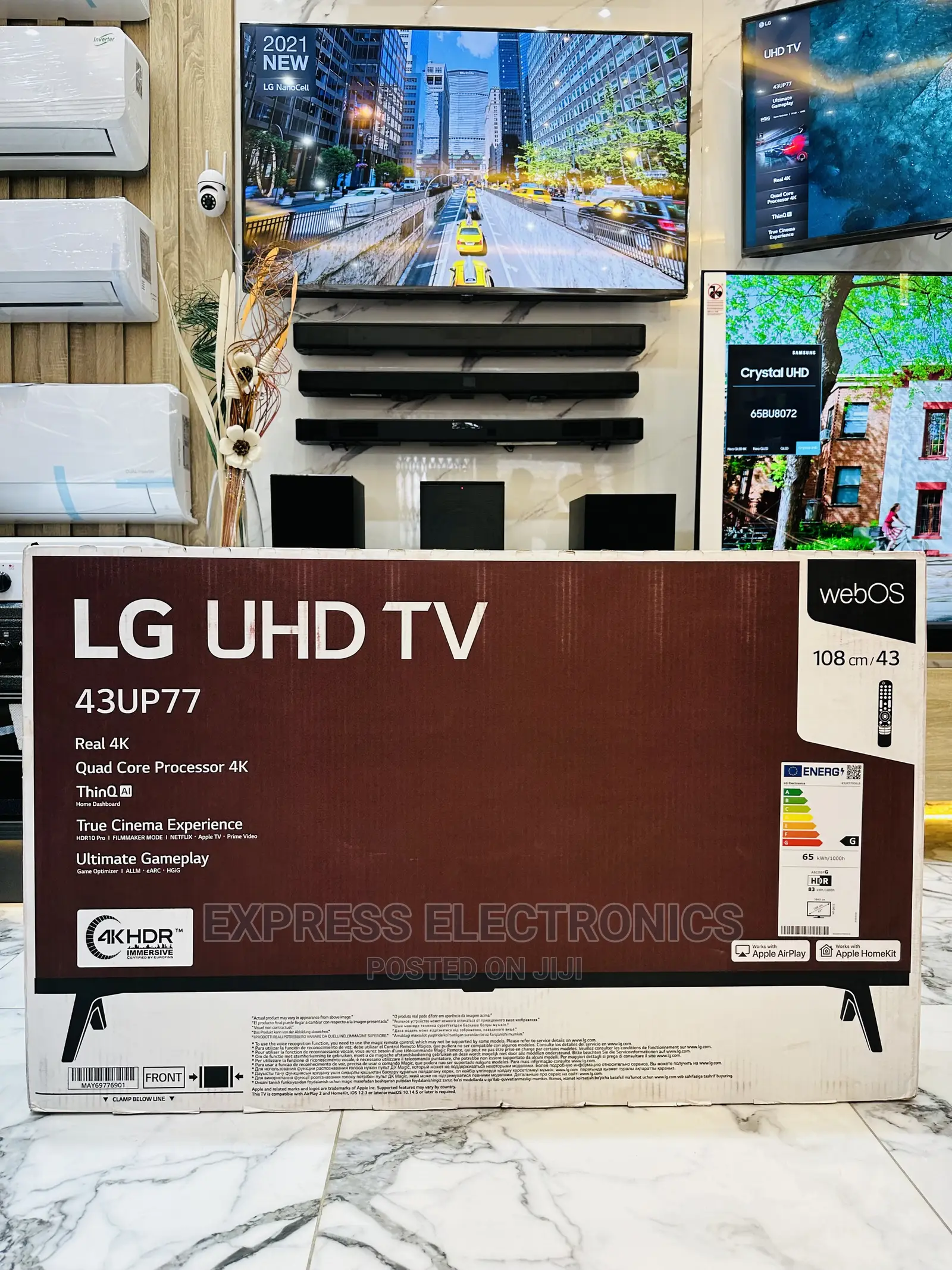Best Choice UHD Smart LG Up77 Series 43” Tv