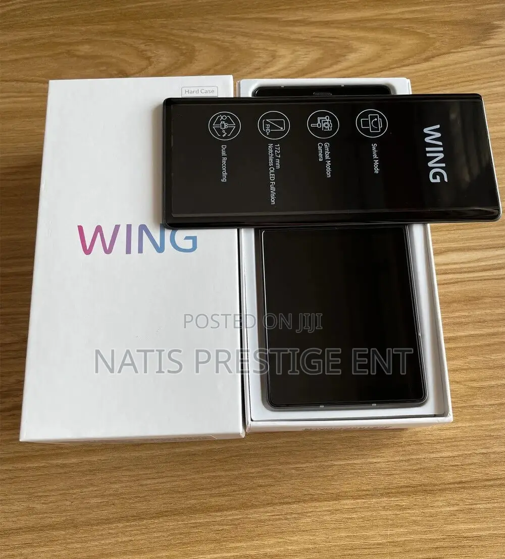 New LG Wing 5G 256 GB Black