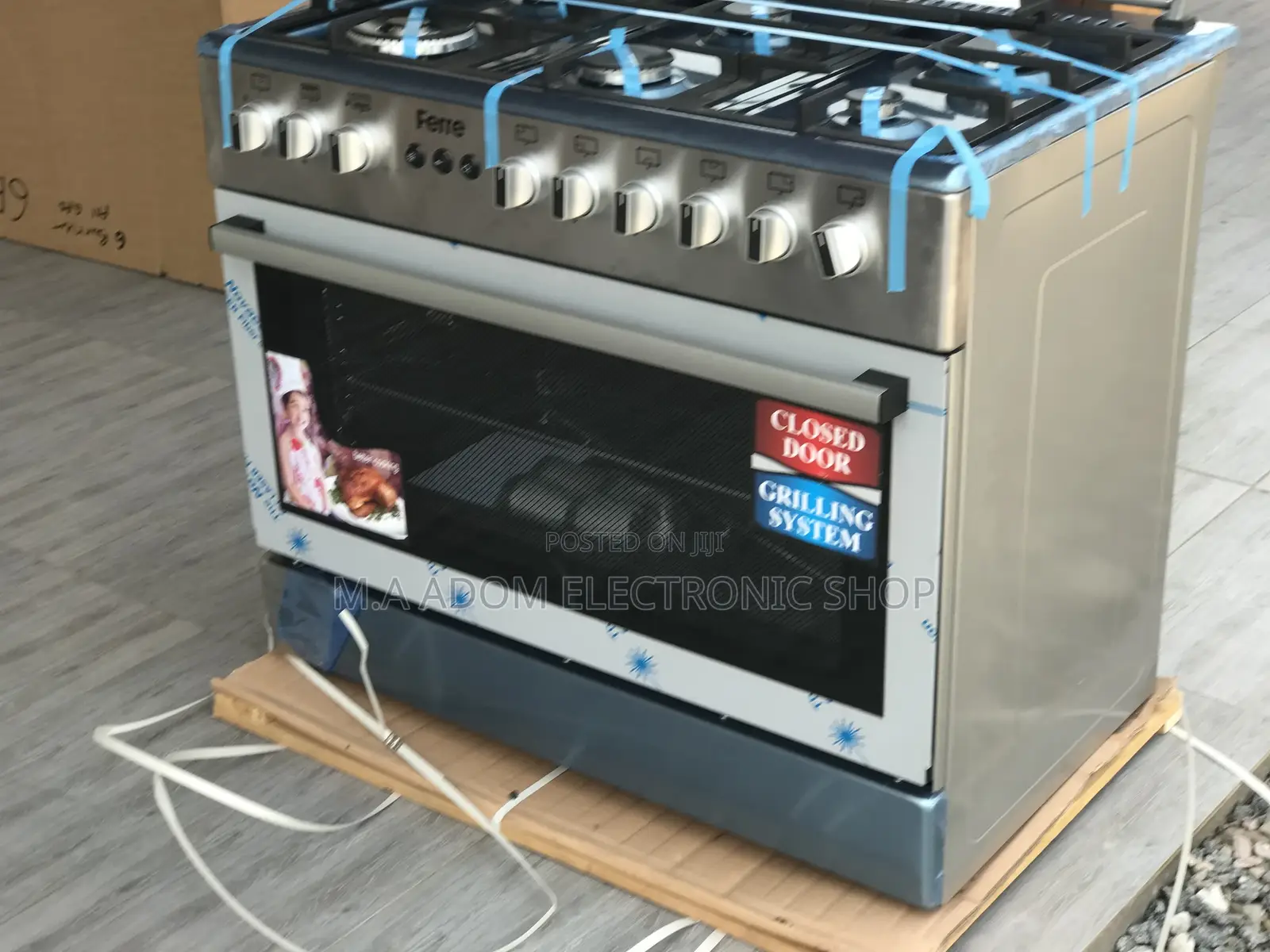 Find Ferre 6B Gas Cooker With Oven Grill