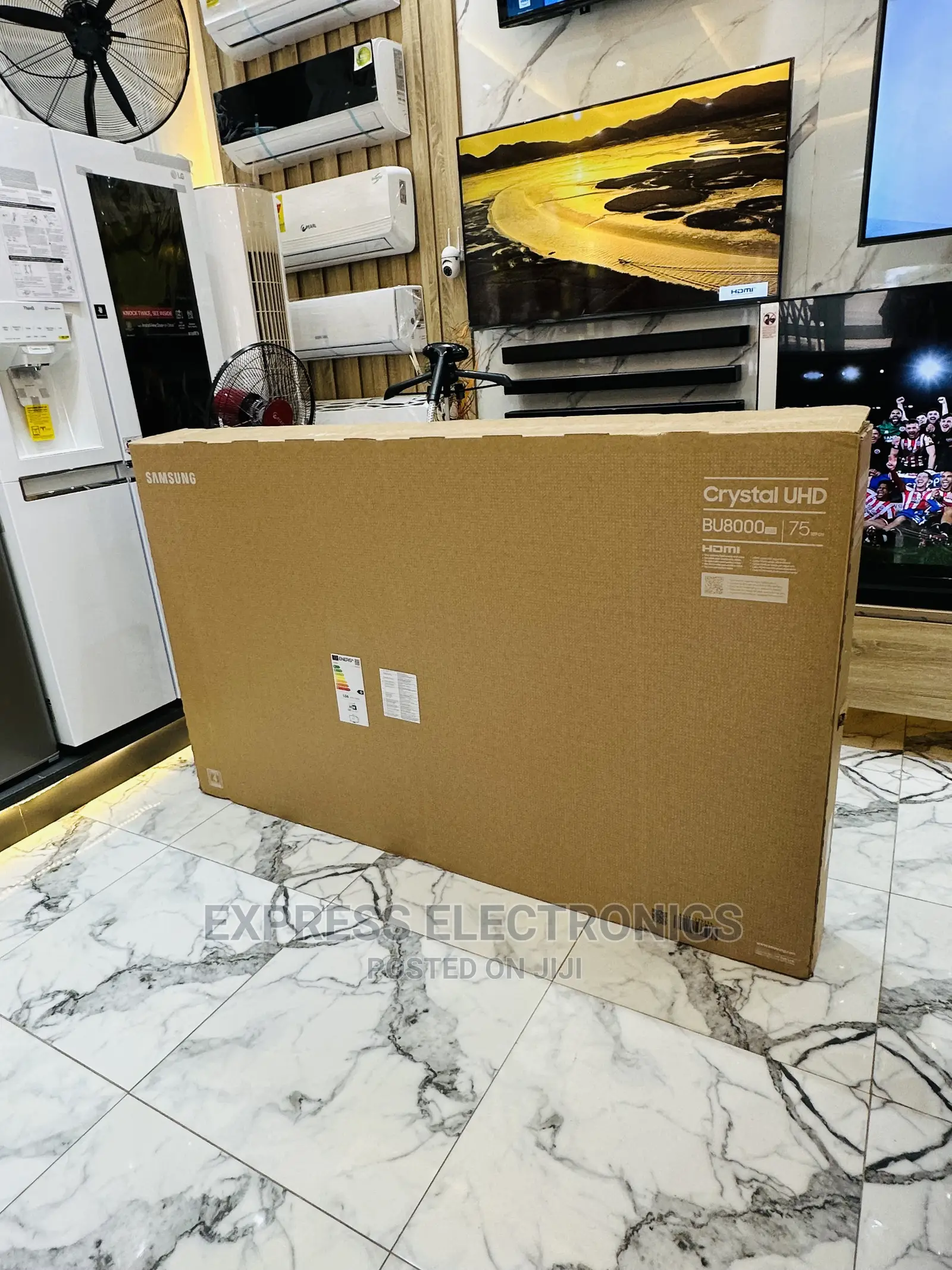 Quality Sleek Smart UHD Samsung 75”Bu8000 Tv