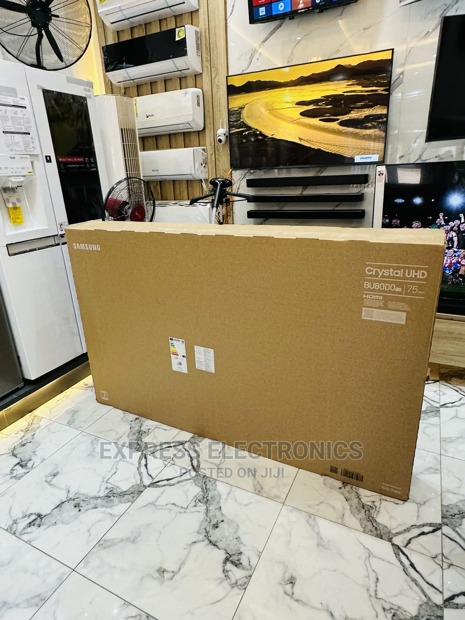 Quality Sleek Smart UHD Samsung 75”Bu8000 Tv