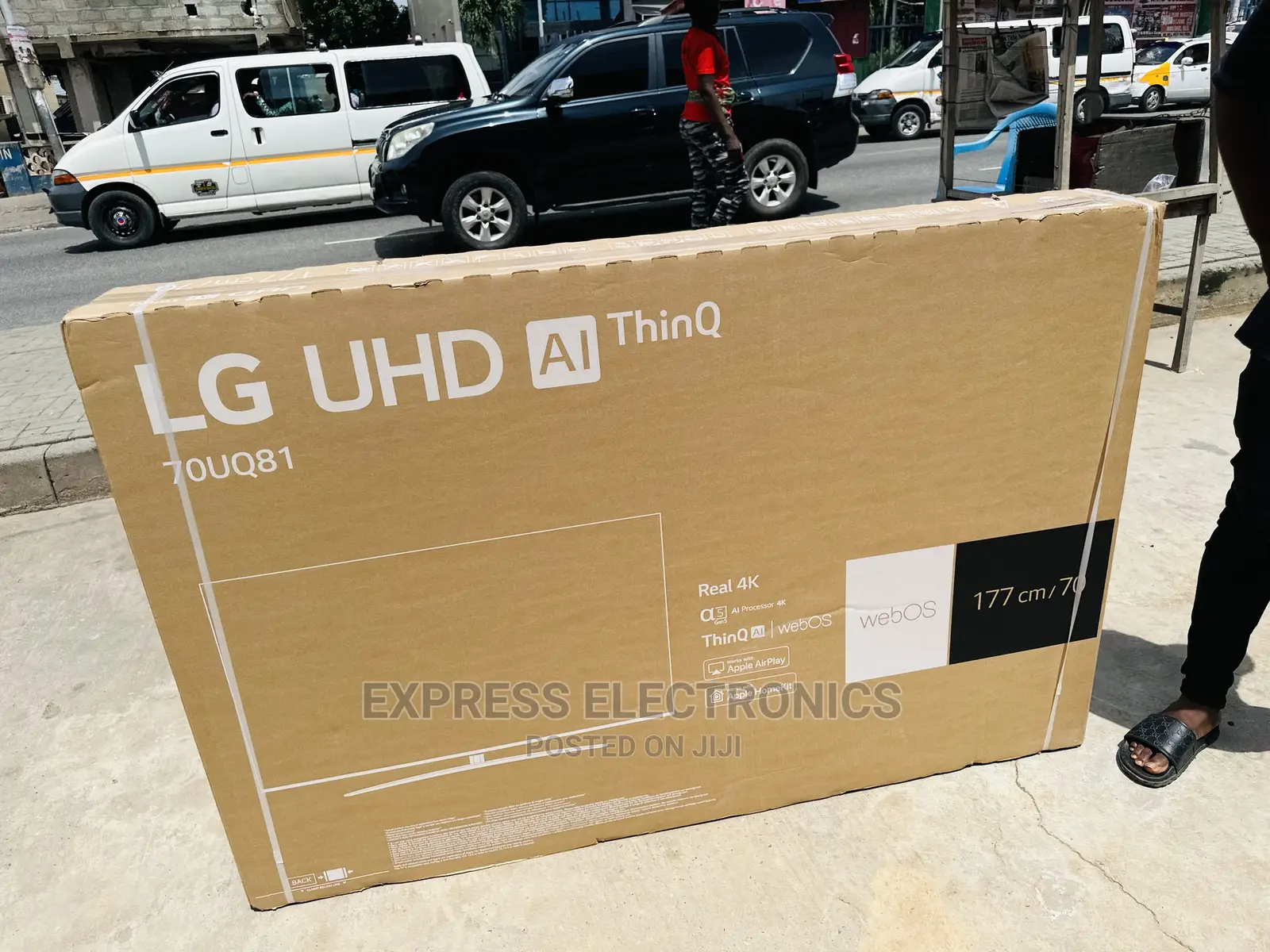 Smart Hub Real LG UHD Smart 75”Uq81 Tv