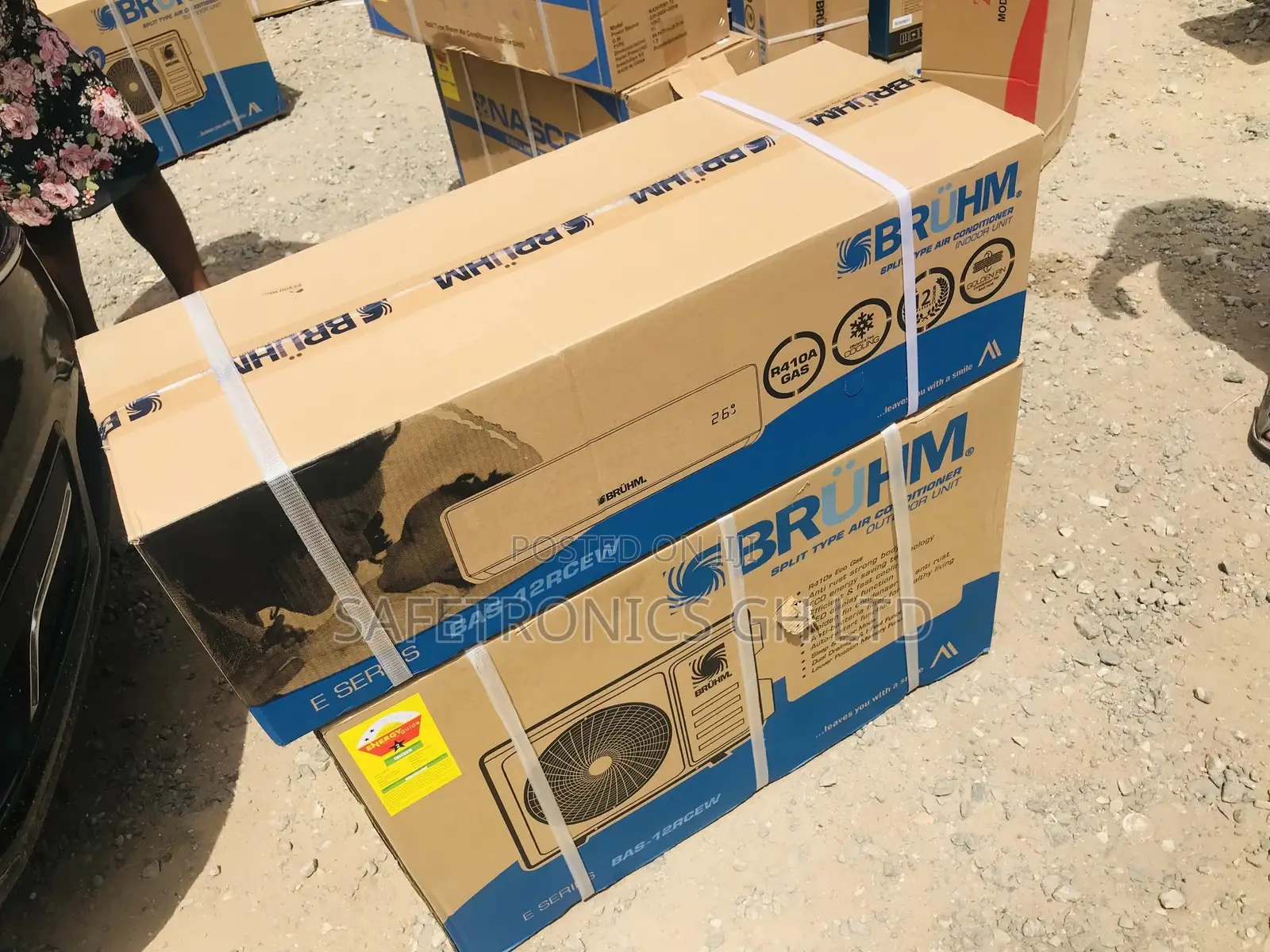 Bruhm 1.5hp Split AC – R410 GAS