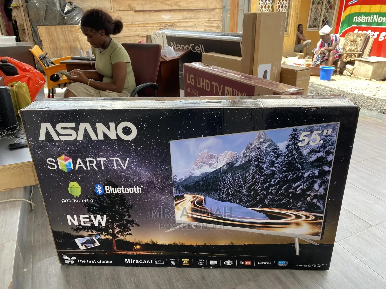 Enjoy Get Content With Asano 55inches Tv 