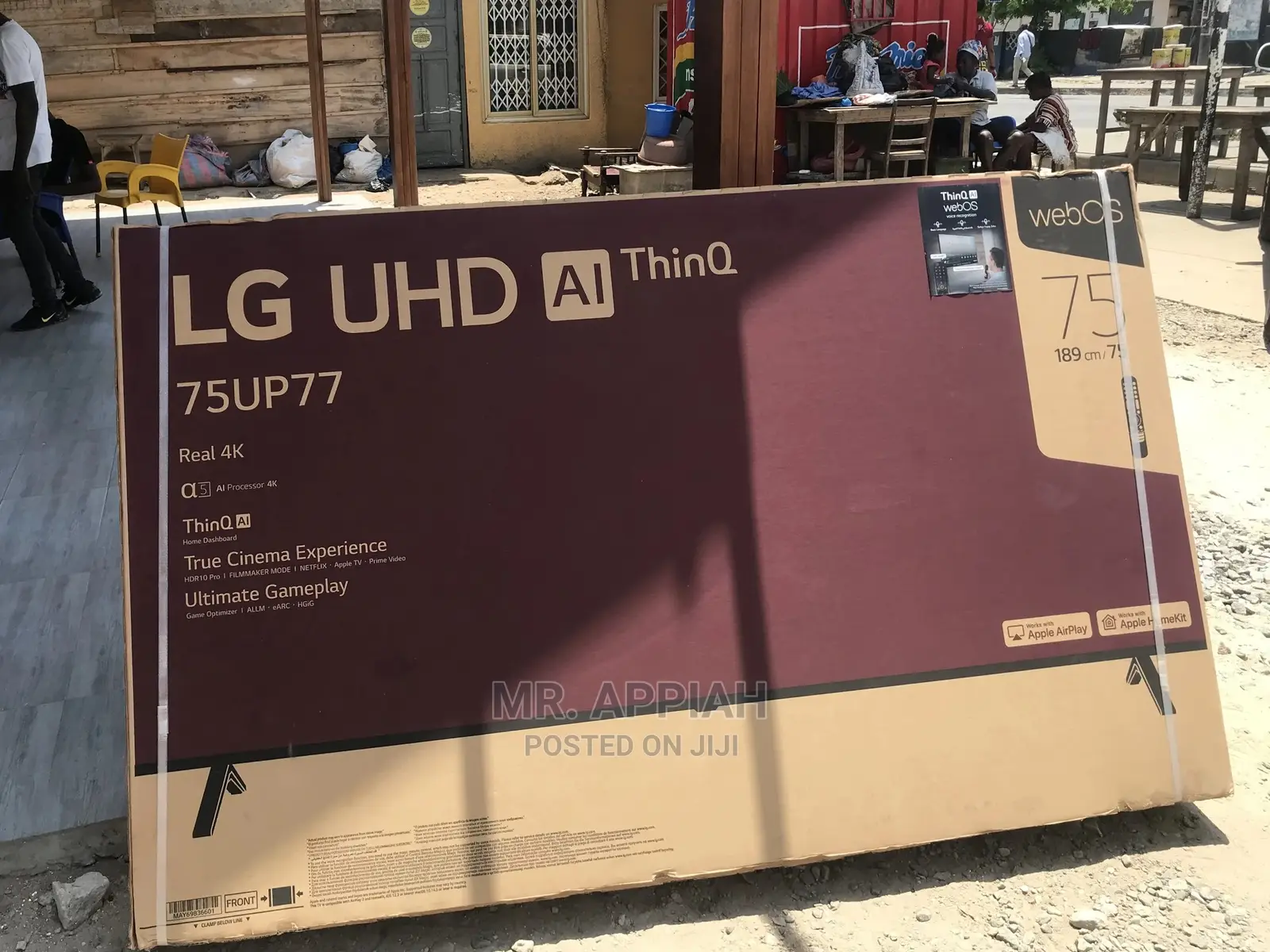 Enjoy Great Content on LG 75” LED Tv.