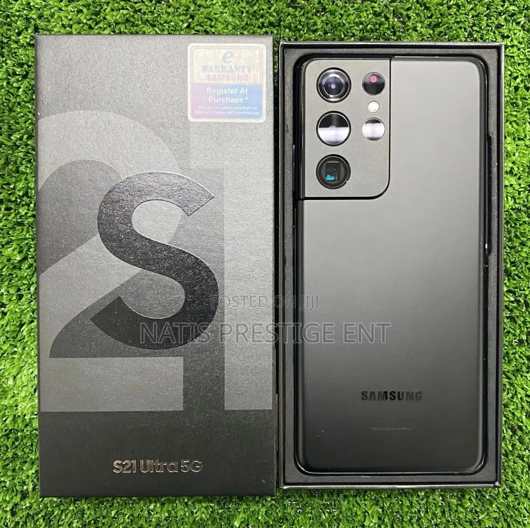 New Samsung Galaxy S21 Ultra 5G 256 GB Black