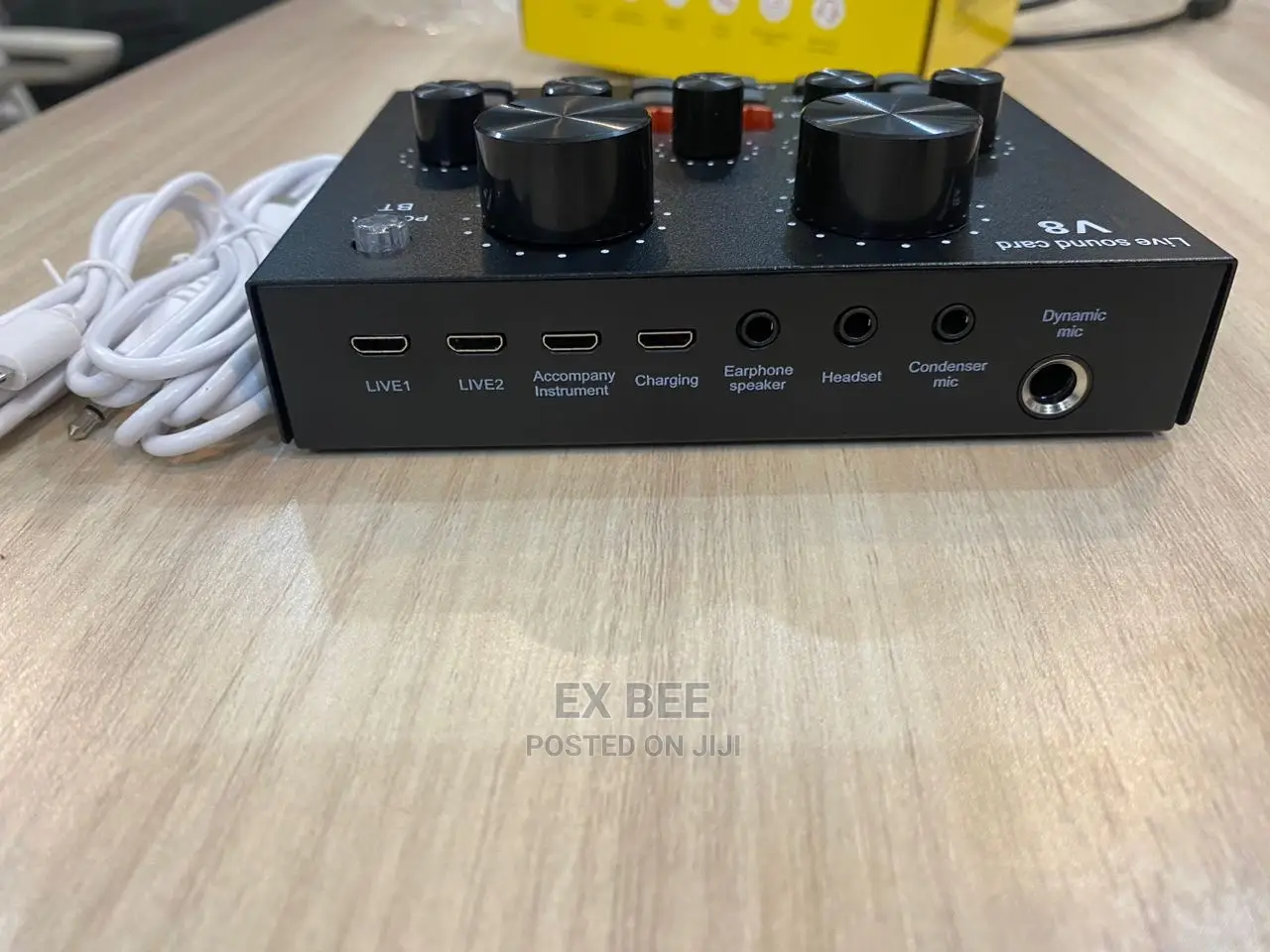 V8 Soundcard for Live Broadcast Recording