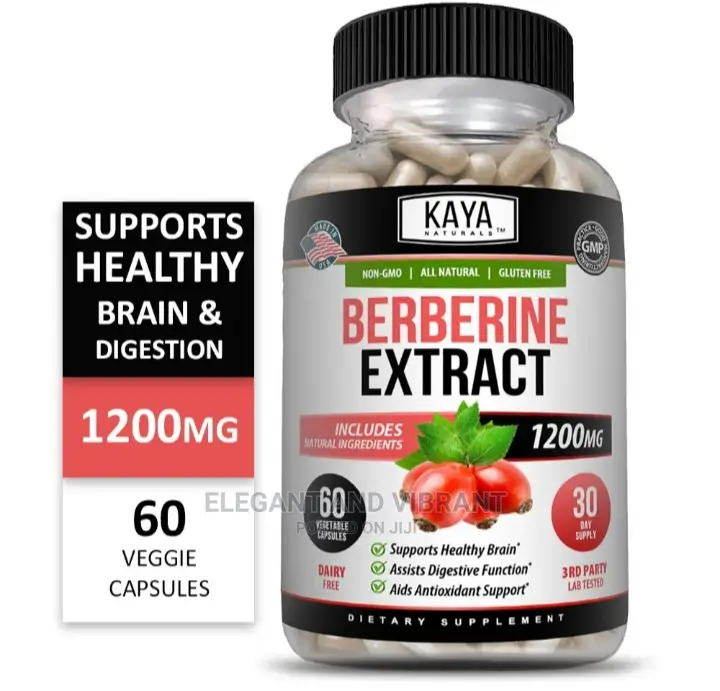 Berberine HCL 1200mg,Healthy Cholesterol, Anti-Inflammatory