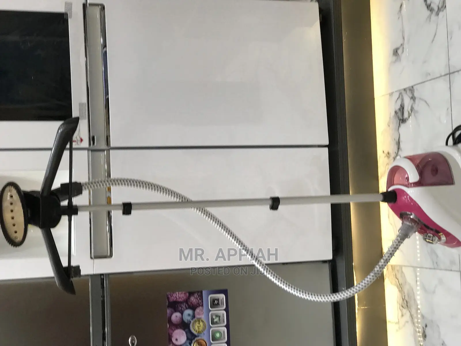 Powerful Standing Steam Iron Available 