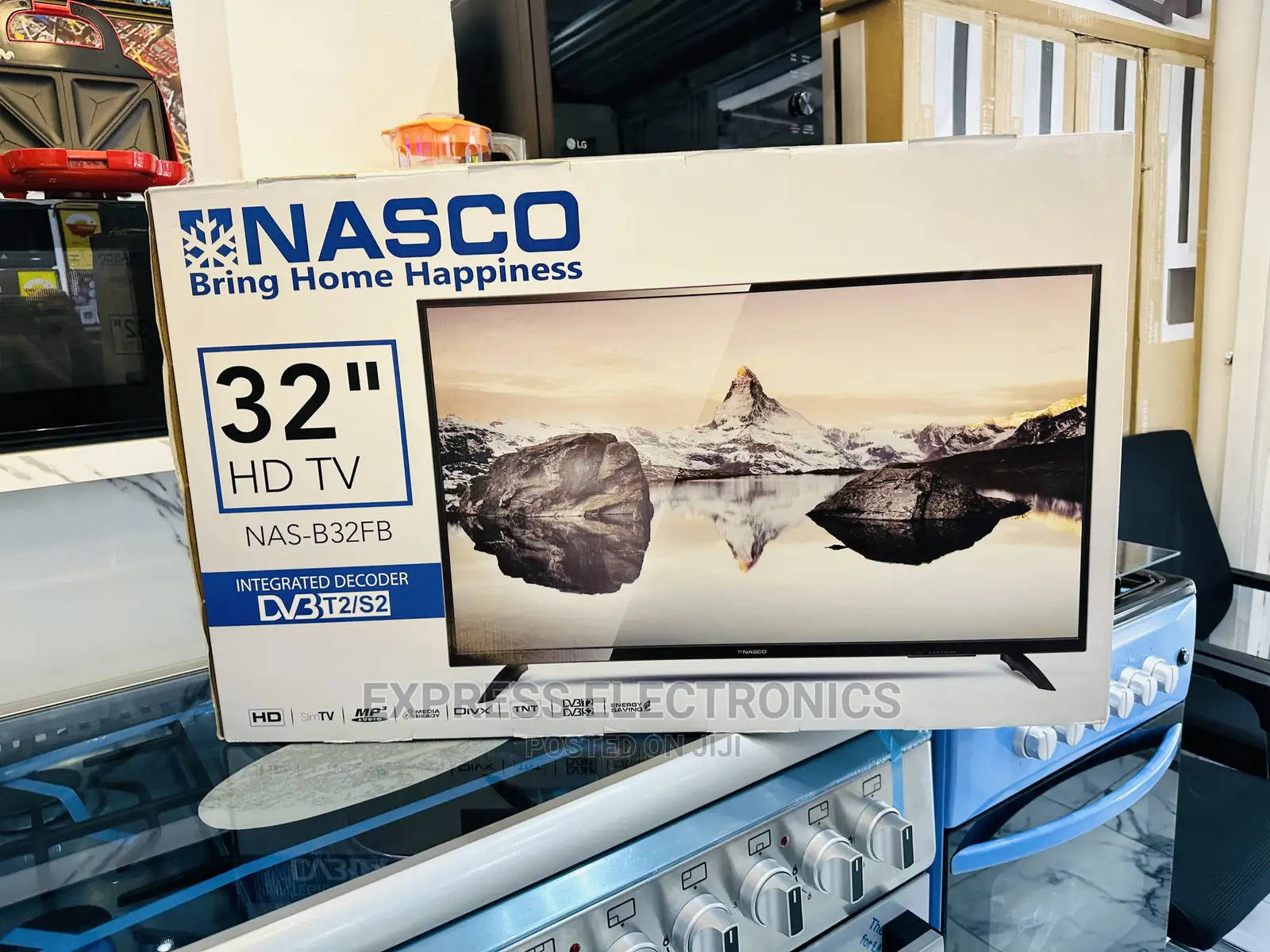 Nasco Sleek and Slim Design Digital Display FHD Tv