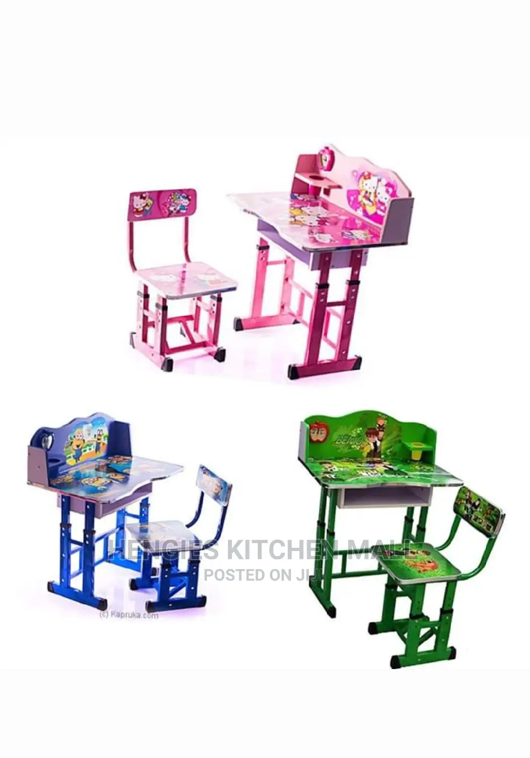 Adjustable Kid's Study Table + Chair (3-10yrs)