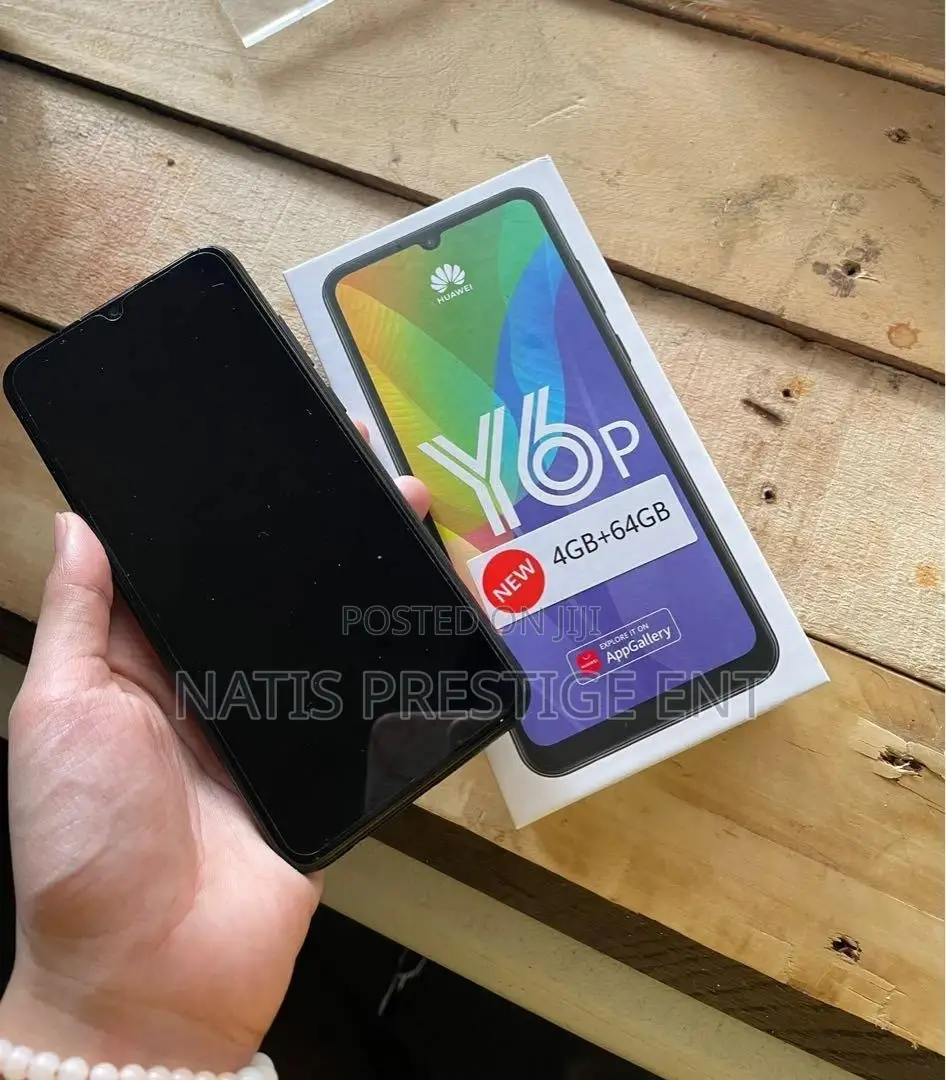 New Huawei Y6p 64 GB Black