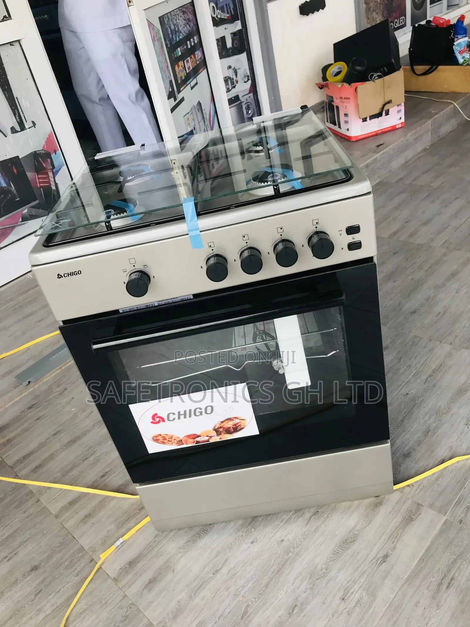 Affordable 4 Burner Stand Up Gas Cooker 60x60