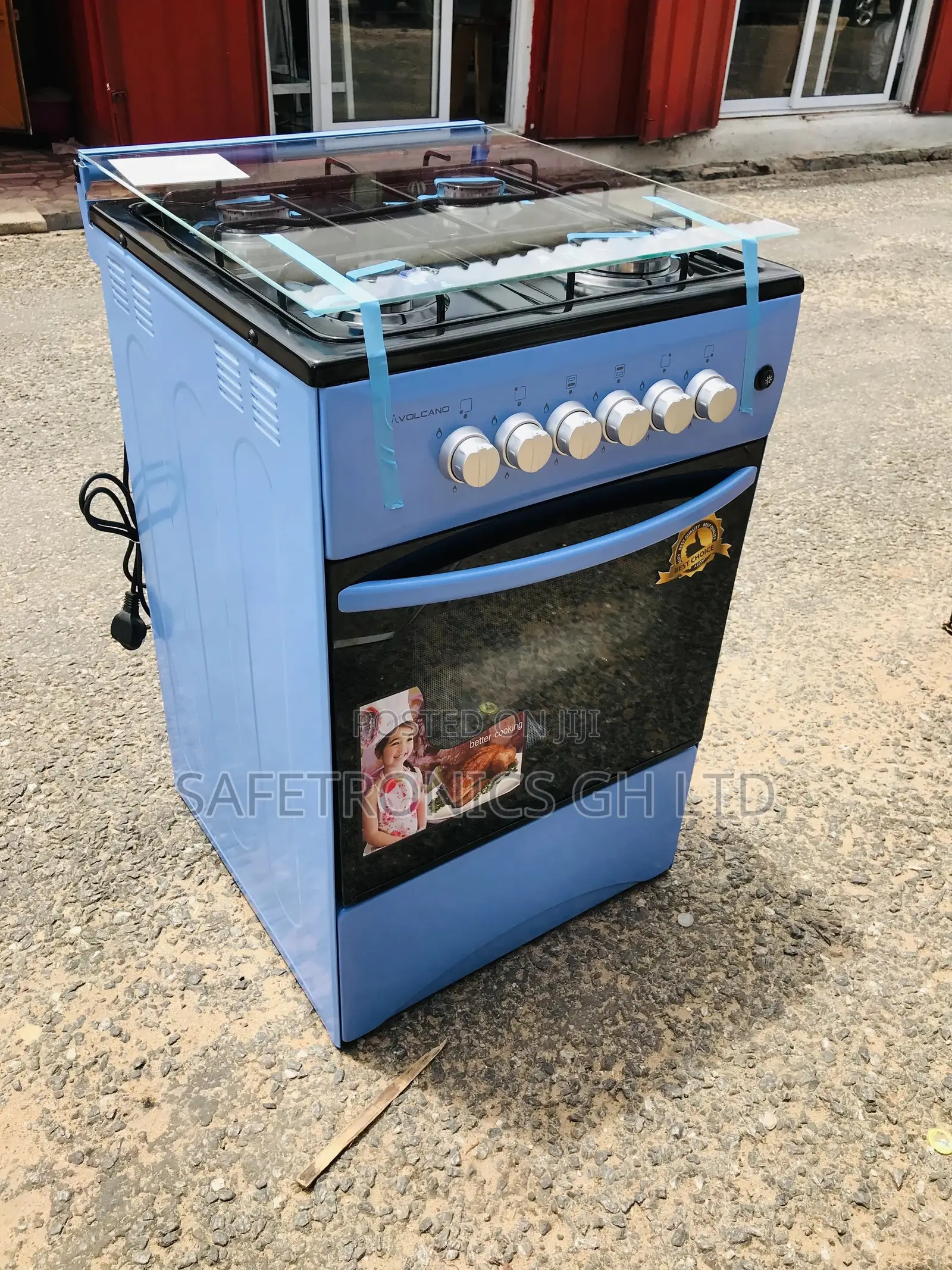 Volcano 4BURNER Gas Blue Oven With Grill