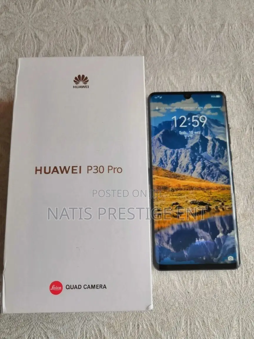 New Huawei P30 Pro 256 GB Black