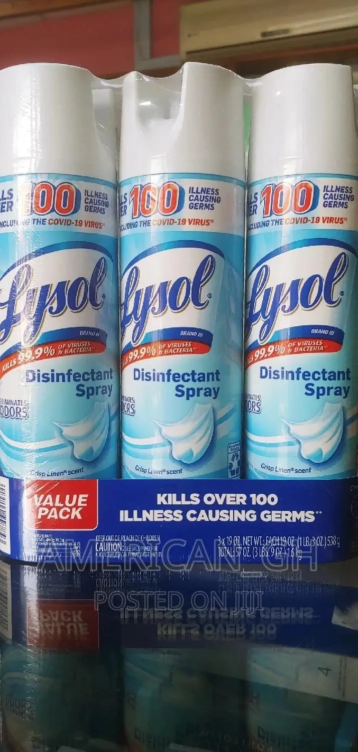 Lysol Disinfectant Spray and Toilet Cleaner