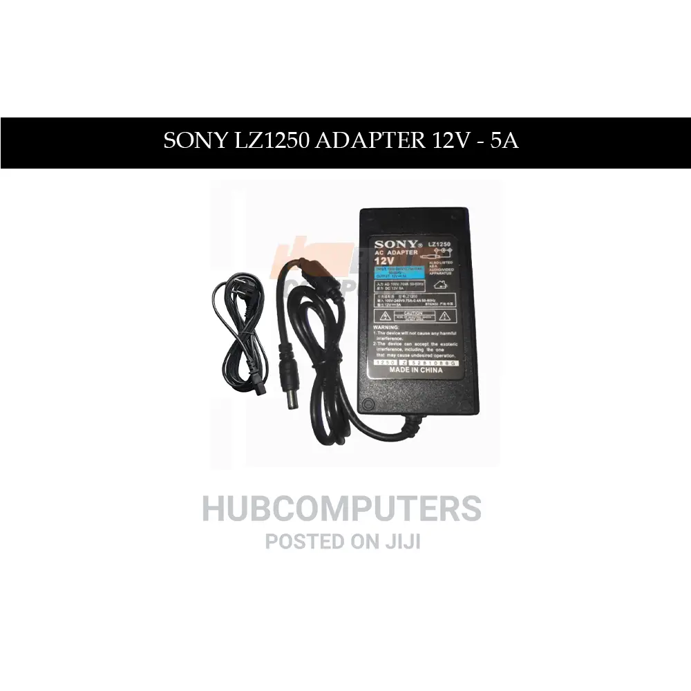 SONY Lz1250 Adapter 12V - 5A