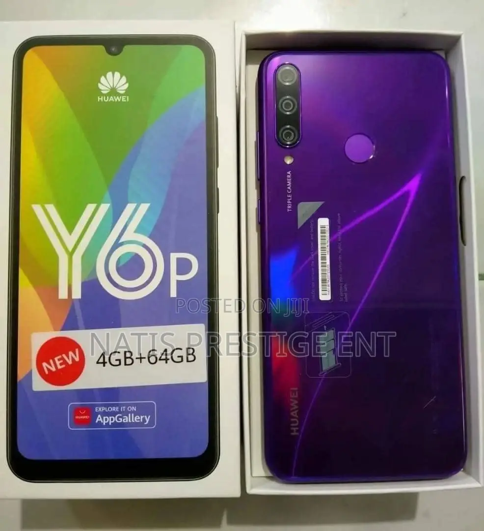 New Huawei Y6p 64 GB Blue