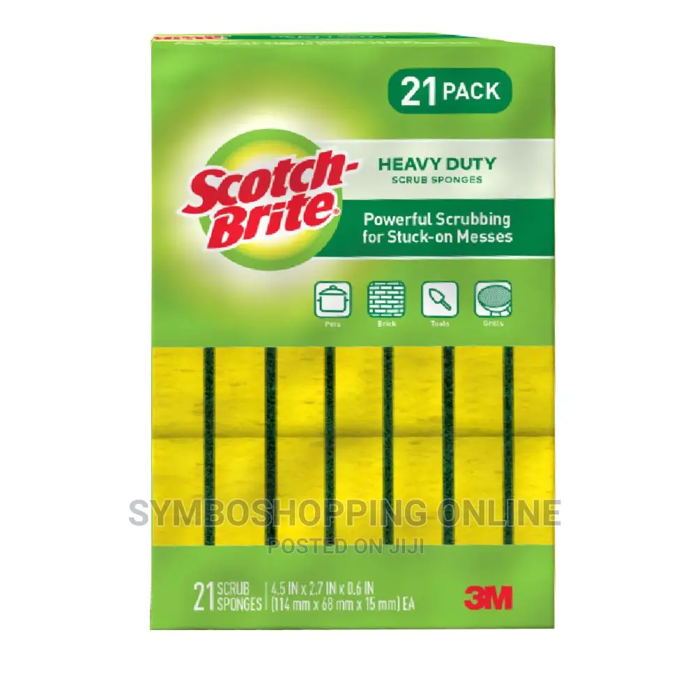 Scotch-Brite Scrub Sponge (12ghs Each)