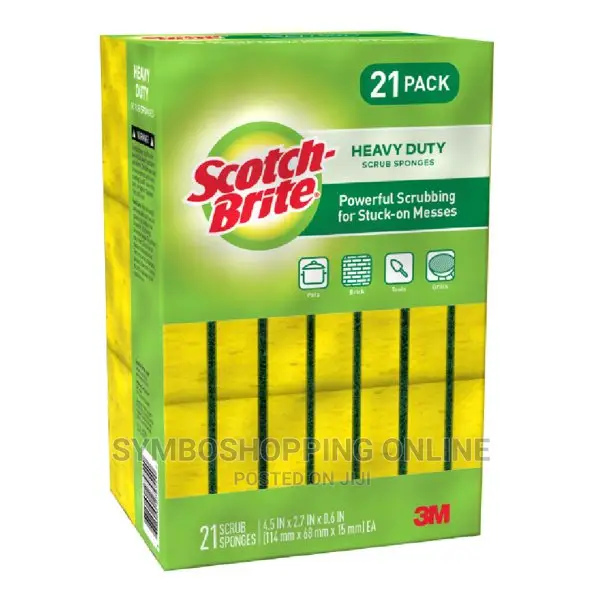 Scotch-Brite Scrub Sponge (12ghs Each)