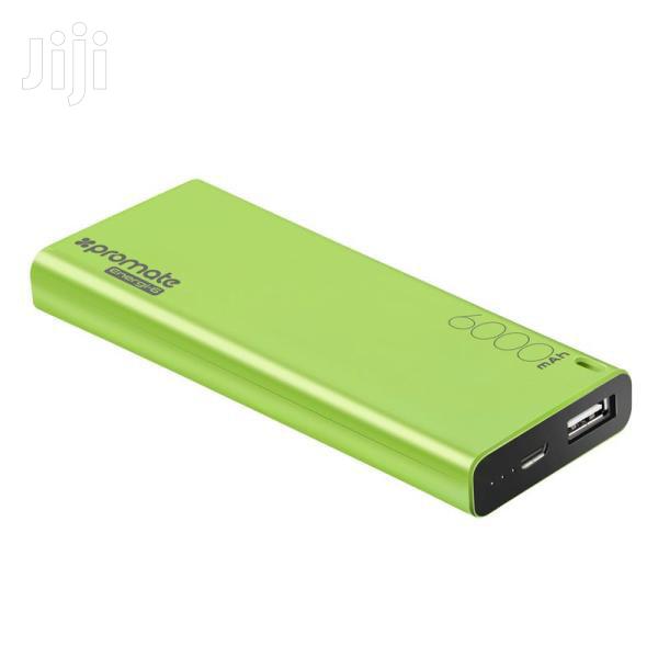 Promate Energi-6 High-Capacity 6000mah Power Bank-Green