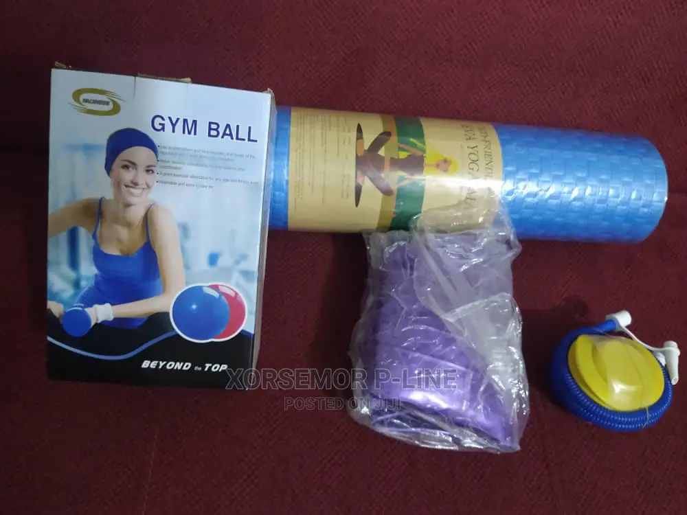 Thick Yoga Mat and Gym Ball