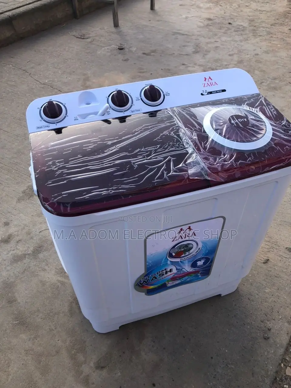Get Some Zara 7kg Top Loading Semi-Automatic Washing Machine