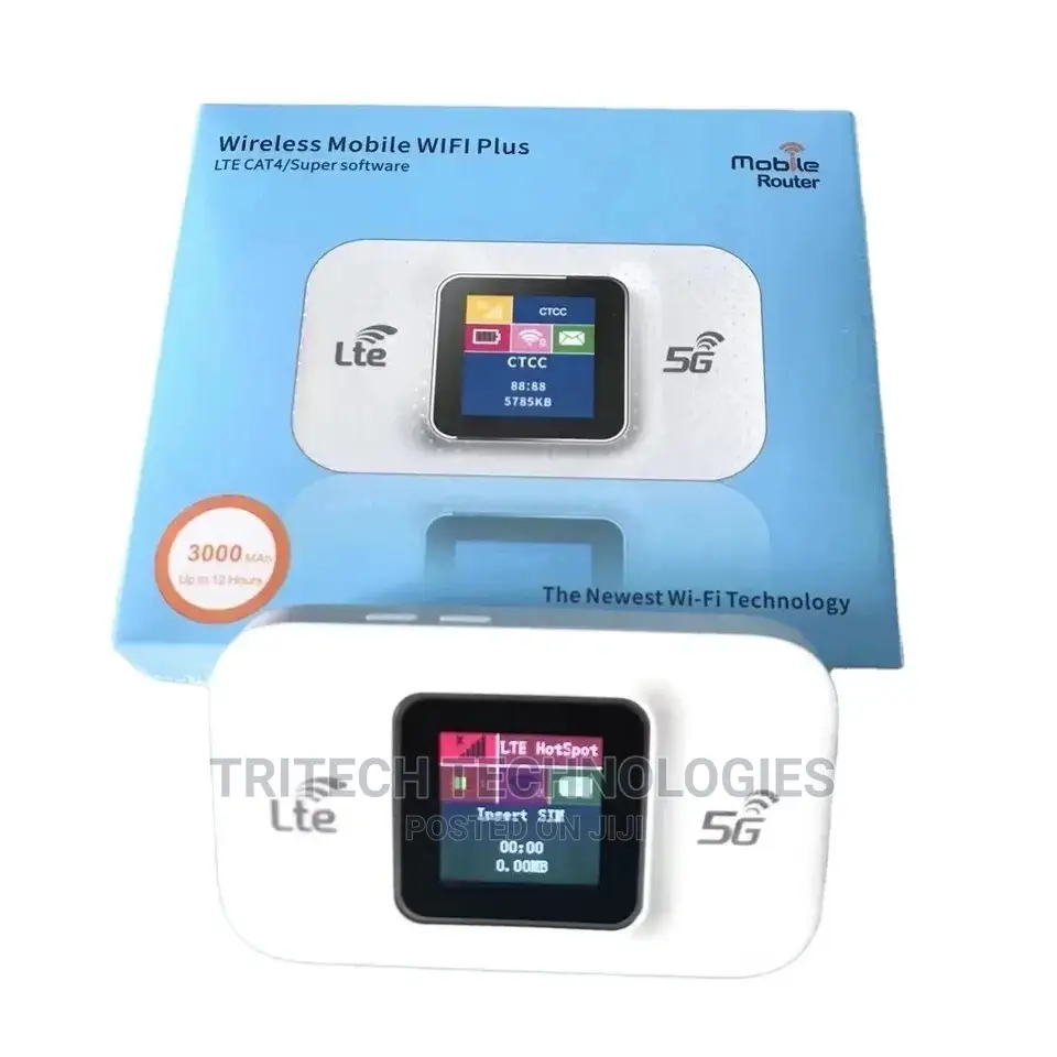 Vemo Wireless Mobile Wi-Fi With 300mah Battery and Screen